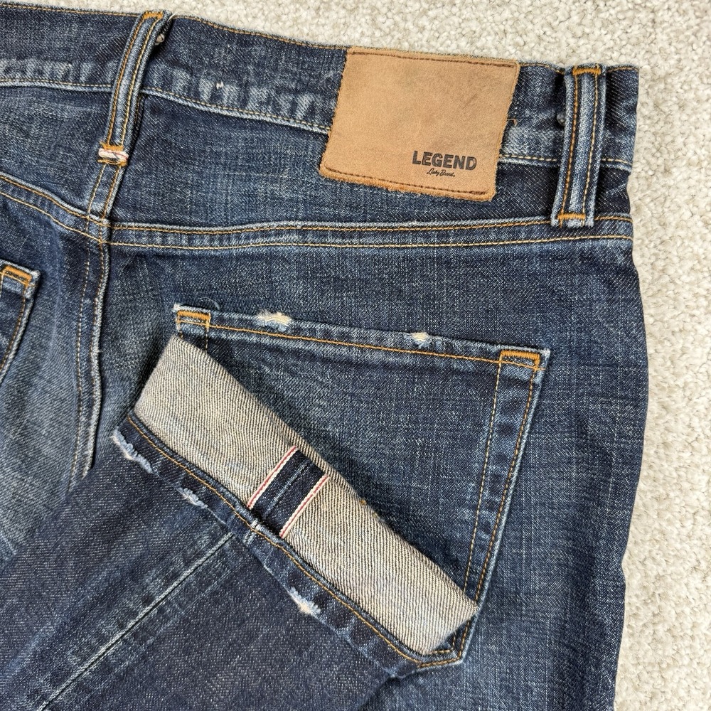 Lucky Brand Legend‎ 1 Authenic Skinny Selvedge Nisshinbo Japanese Denim 28x32